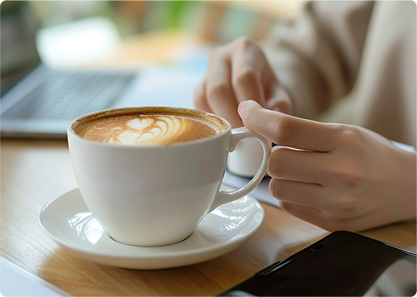 カフェシーンイメージ